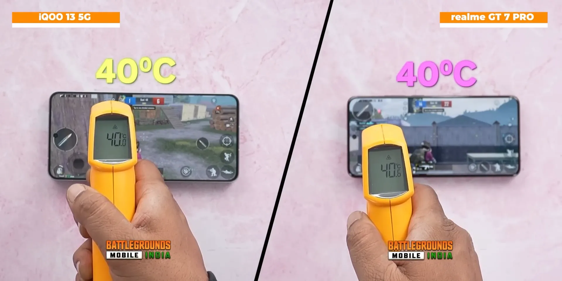 gaming performance of realme GT 7 Pro and iQOO 13