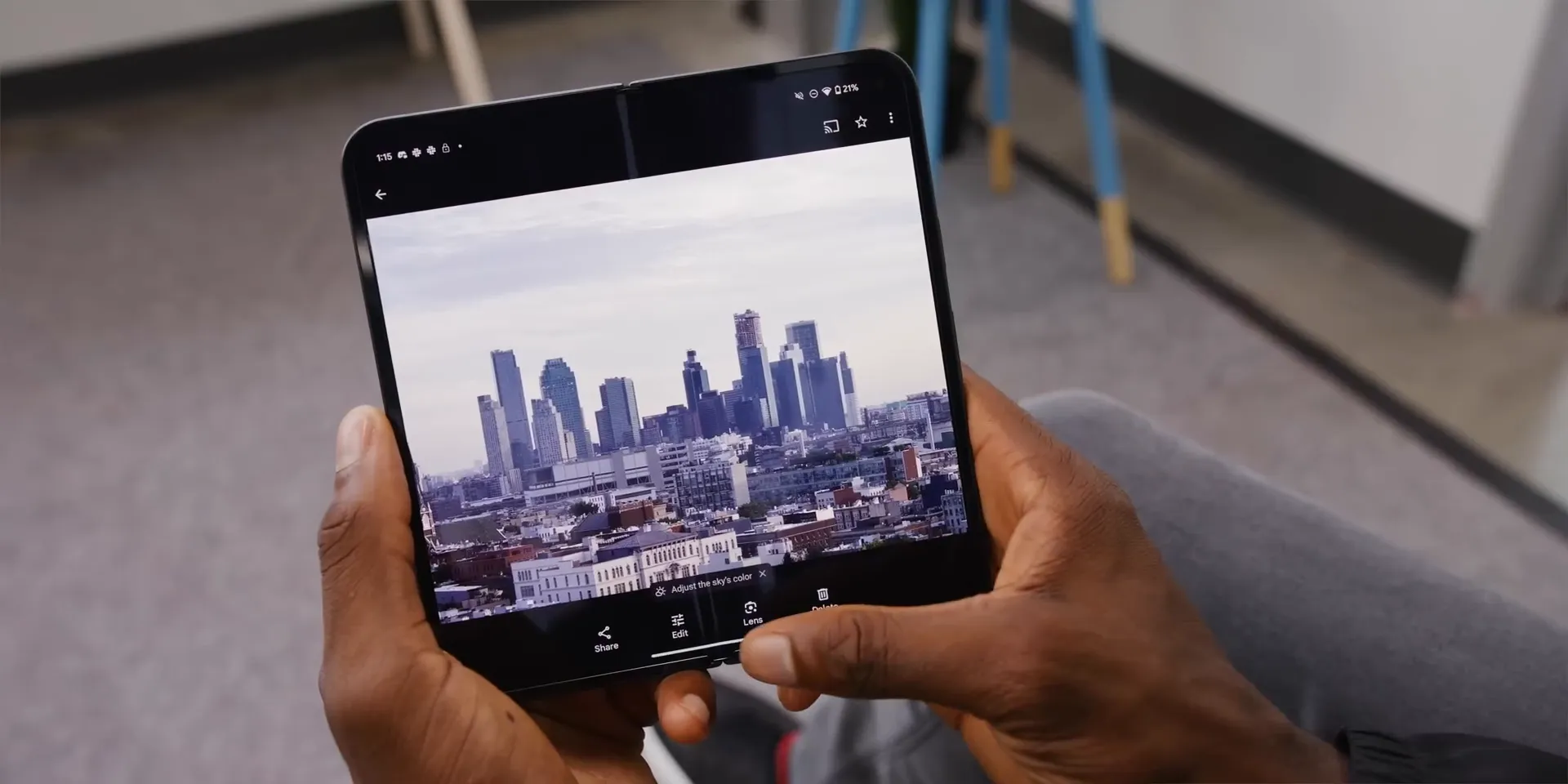 Google Pixel 9 Fold Pro का सॉफ़्टवेयर अनुभव