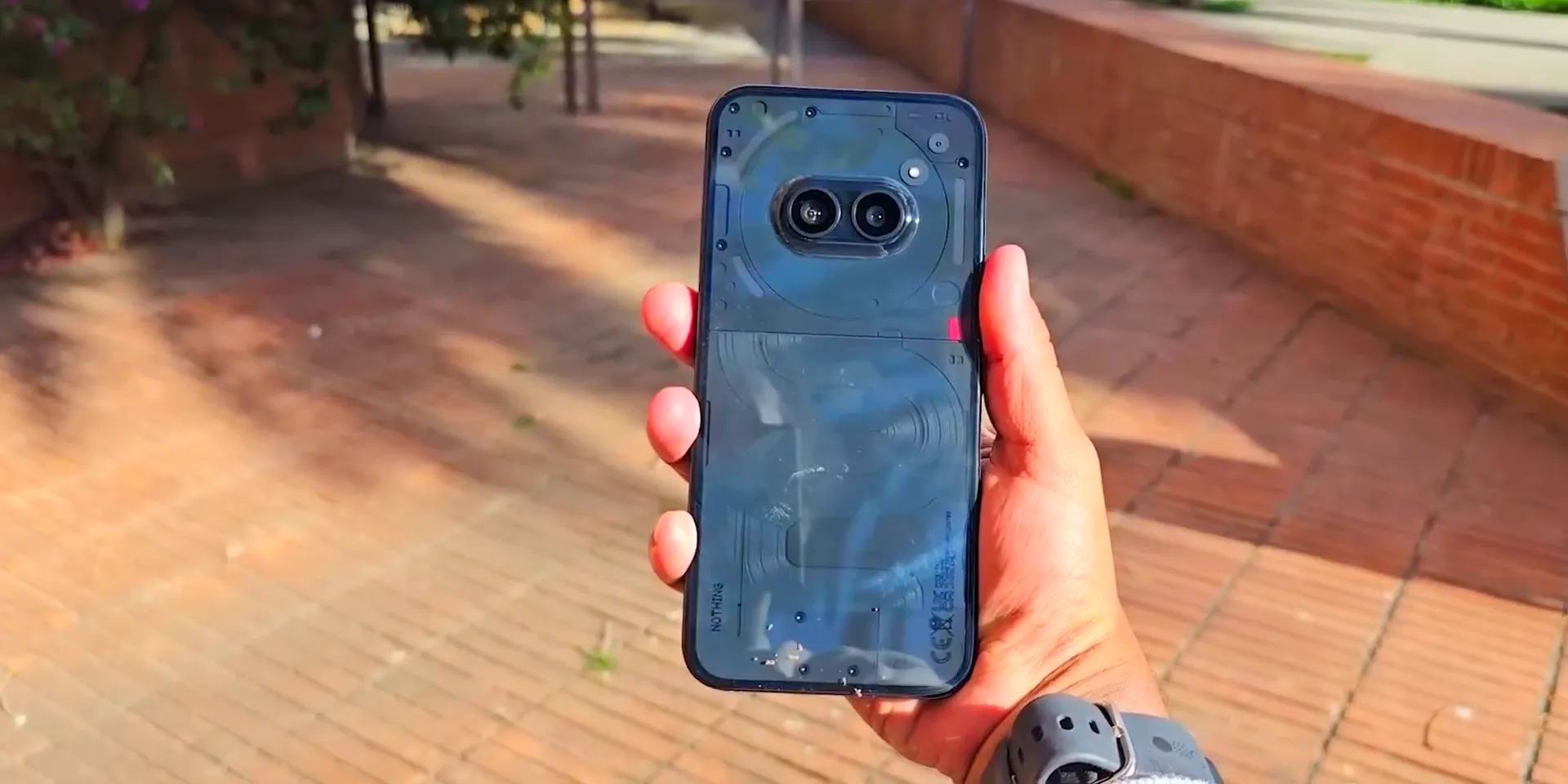 Nothing Phone 2A with transparent design