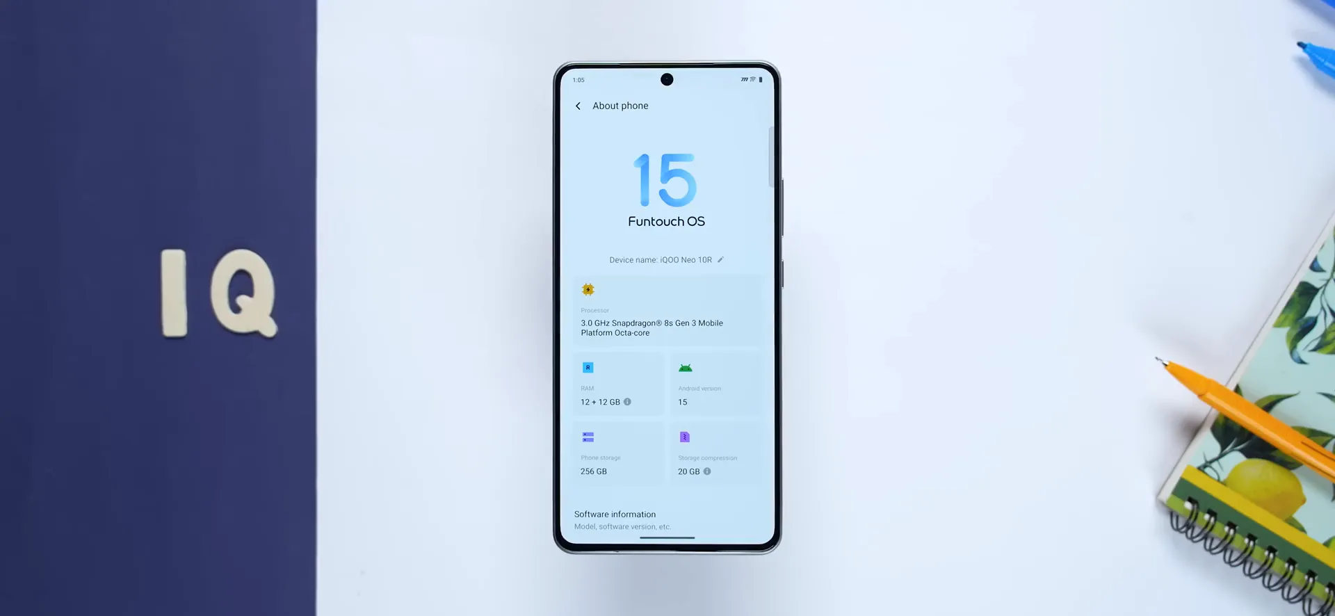 iQOO Neo 10R OS and UI