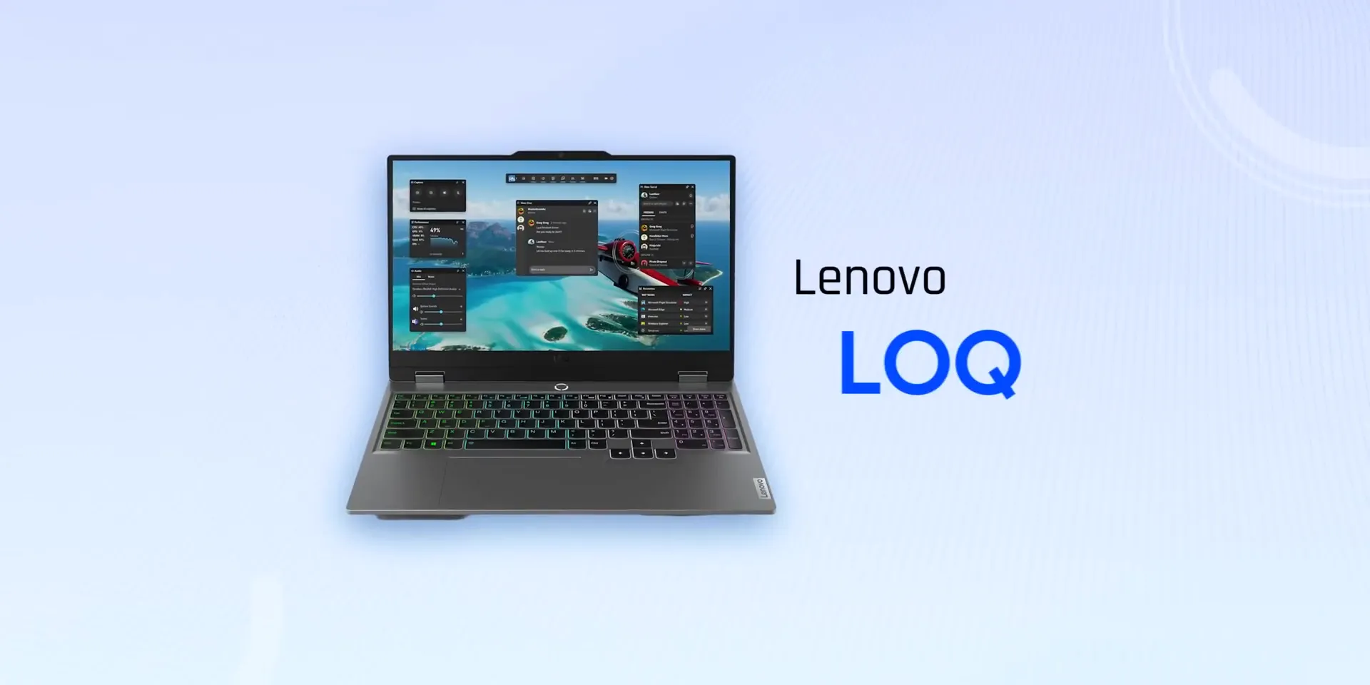 Lenovo LOQ लैपटॉप का स्क्रीनशॉट