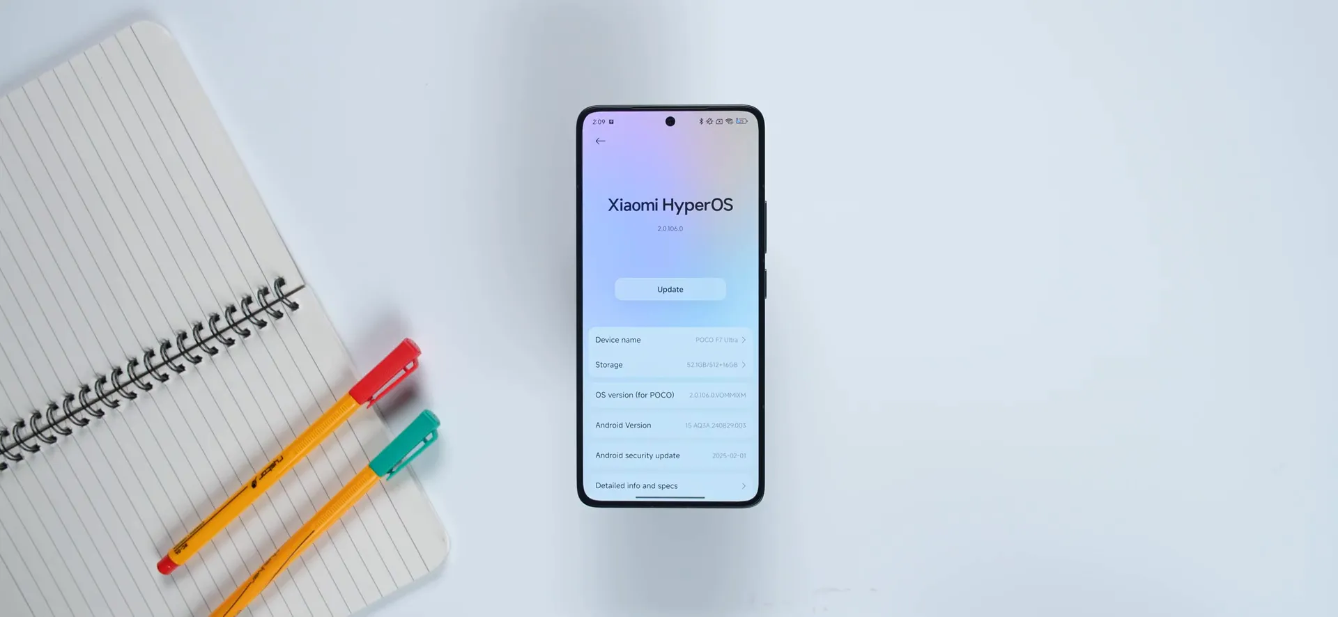 POCO F7 Ultra HyperOS 2.0 interface